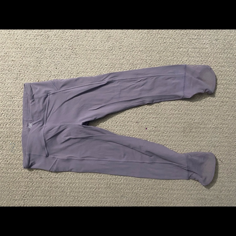 Athleta girls pocket side crop leggings